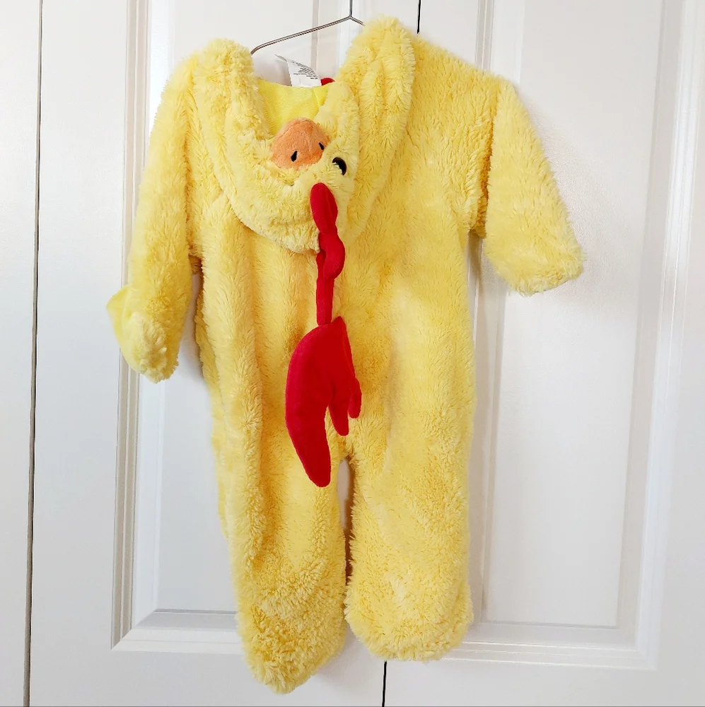 Yellow Chicken Costume‎ size 0-6 months Halloween Farm